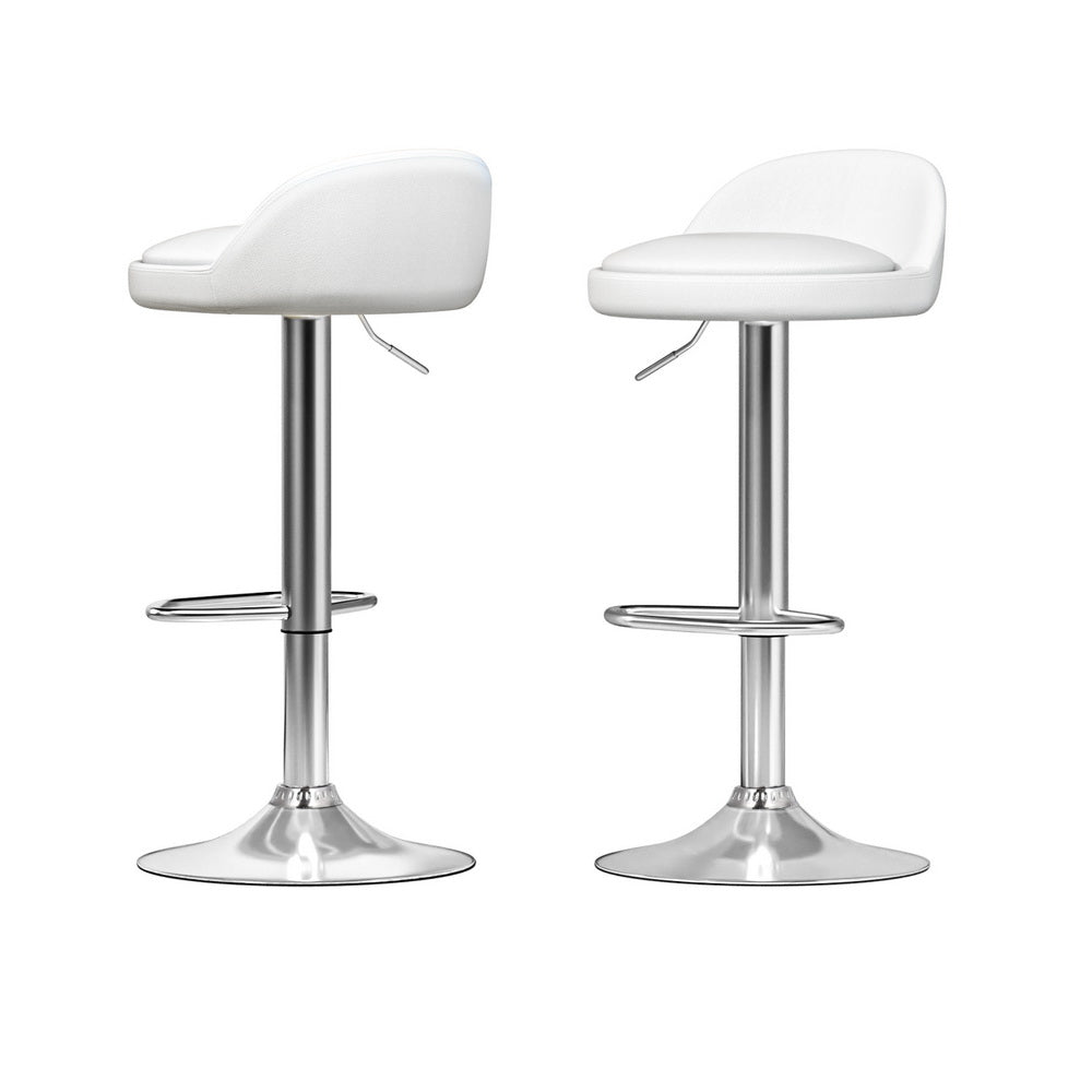 York Adjustable Bar Table and Stools Set White (3 Piece) - Barstool Express