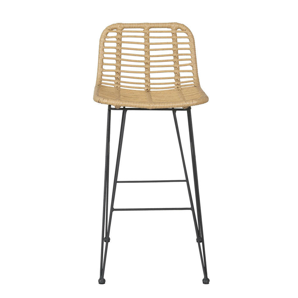 Wicker Bar Stools 68cm Natural (Set of 2) - Barstool Express
