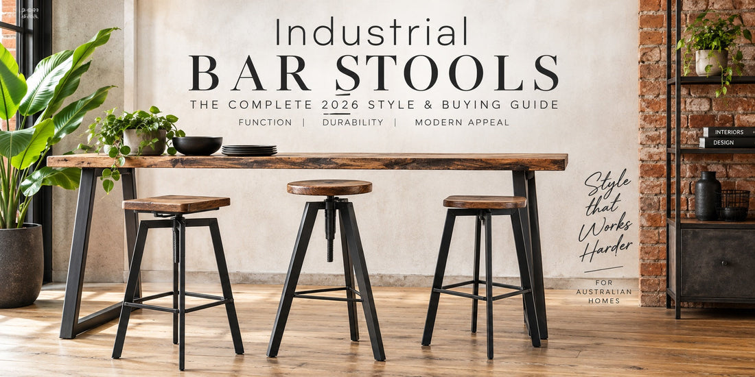 Industrial Bar Stools: The Complete 2026 Style & Buying Guide