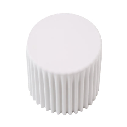 Cupcake Design Stackable Plastic Stools 43.5cm White (Set of 4)