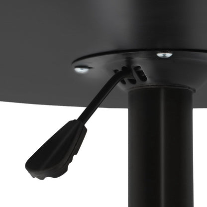 Bar Table Adjustable Round Dining & Kitchen Black - Barstool Express
