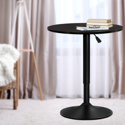 Bar Table Adjustable Round Dining & Kitchen Black - Barstool Express