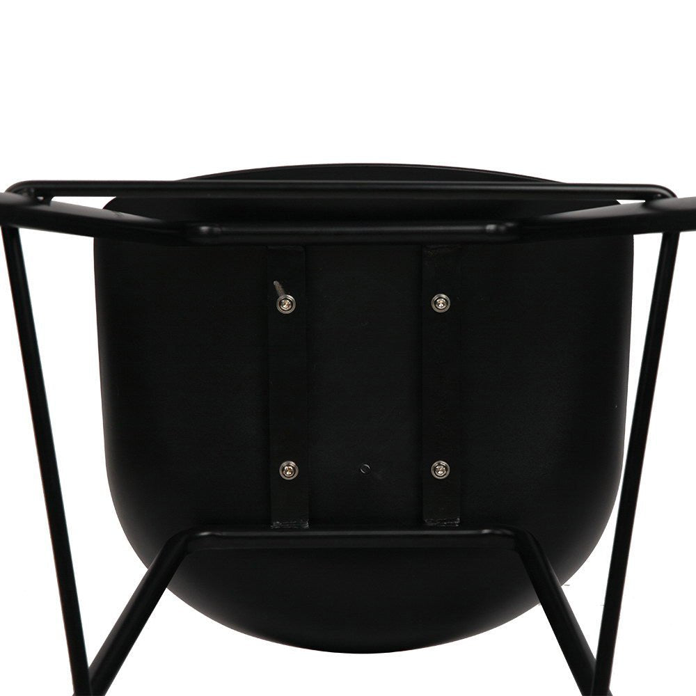 Bree Breakfast Bar Stools 67cm Black (Set of 2) - Barstool Express