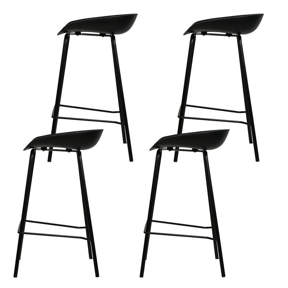 Bree Breakfast Bar Stools 67cm Black (Set of 4) - Barstool Express