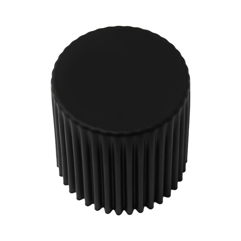 Cupcake Design Stackable Plastic Stools 43.5cm Black (Set of 4) - Barstool Express