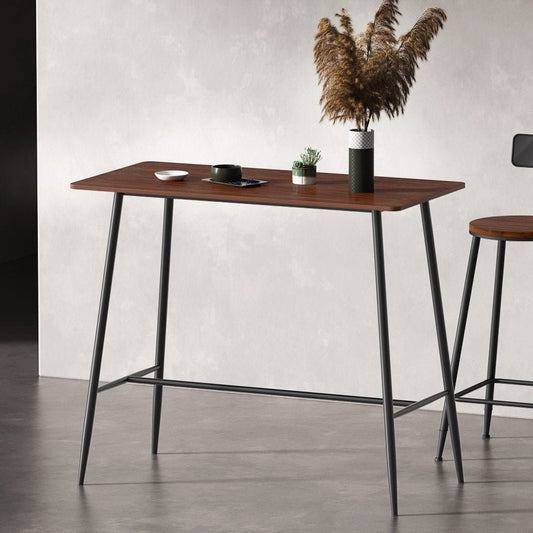 High Bar Table for Kitchen or Dining 106cm Oak Wood - Barstool Express