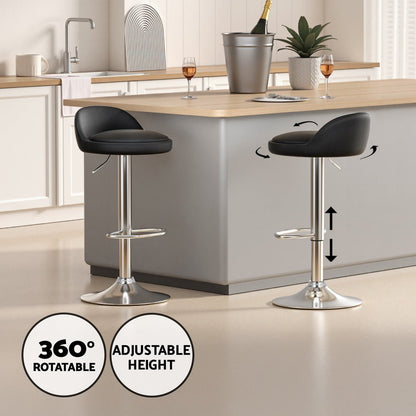 York Adjustable Bar Table and Stools Set Black (3 Piece) - Barstool Express