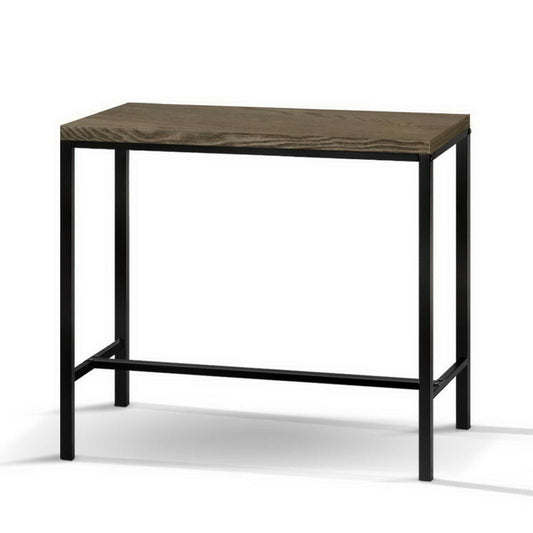 High Bar Table for Kitchen or Dining 103cm Dark Brown - Barstool Express